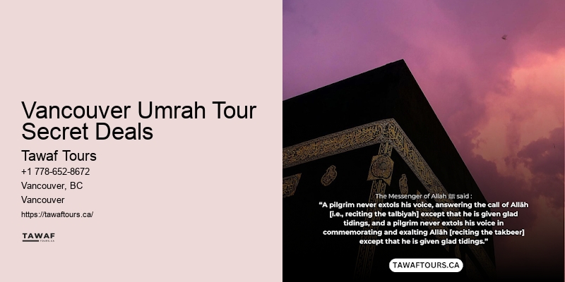 Vancouver Umrah Special Offers
