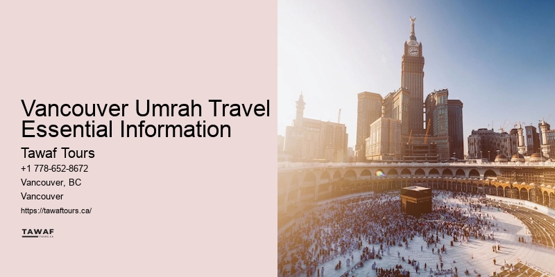 Umrah Tours Vancouver Booking