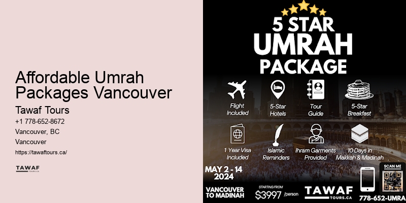 Umrah Packages Online Affordable Umrah Packages Vancouver