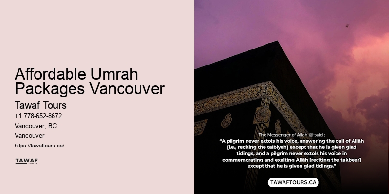 Discounted Umrah Deals Affordable Umrah Packages Vancouver