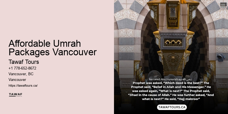 Premium Umrah Tours Affordable Umrah Packages Vancouver