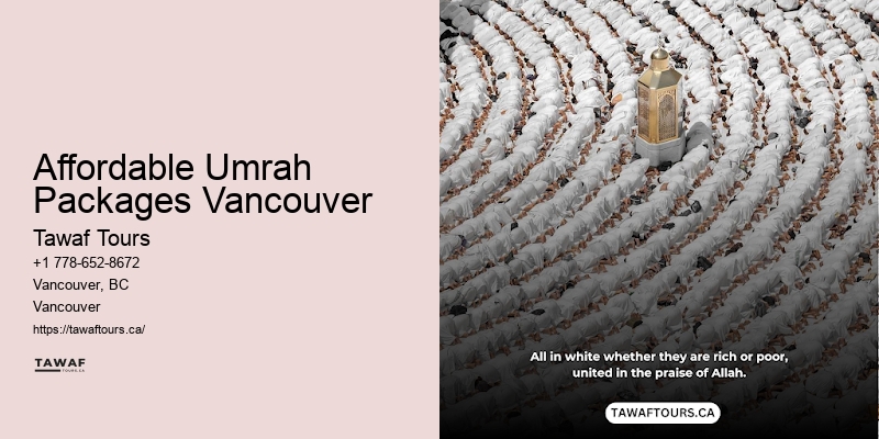 Umrah Package Booking Affordable Umrah Packages Vancouver