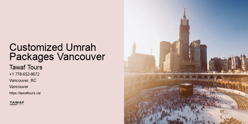Umrah Group Packages Customized Umrah Packages Vancouver