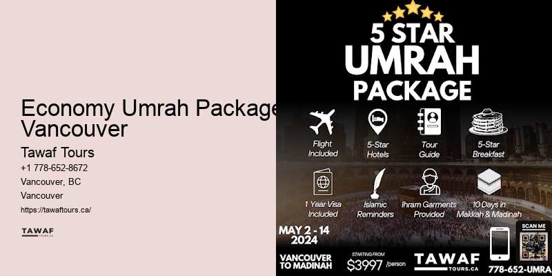 Exclusive Umrah Packages Economy Umrah Packages Vancouver