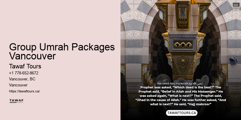 Economy Umrah Tours Group Umrah Packages Vancouver