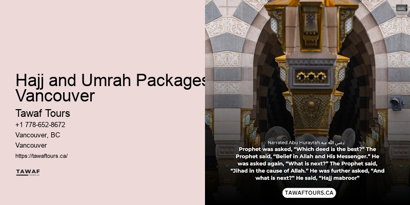 Umrah Travel Essentials Hajj and Umrah Packages Vancouver