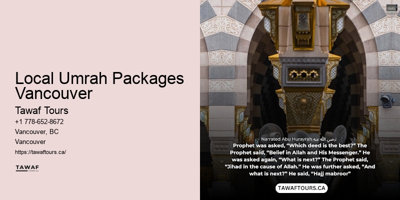 Local Umrah Packages Vancouver to Mecca Umrah Packages
