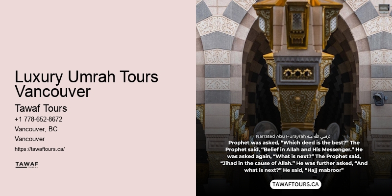 Luxury Umrah Tours Vancouver Umrah Premium Travel