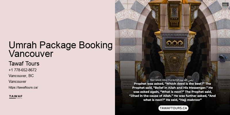 Umrah Package Booking Vancouver Umrah 2024 Discounts