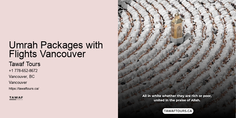 Umrah Packages with Flights Vancouver Umrah for Individuals