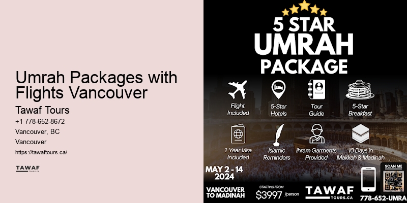 Discounted Umrah Packages Umrah Packages with Flights Vancouver