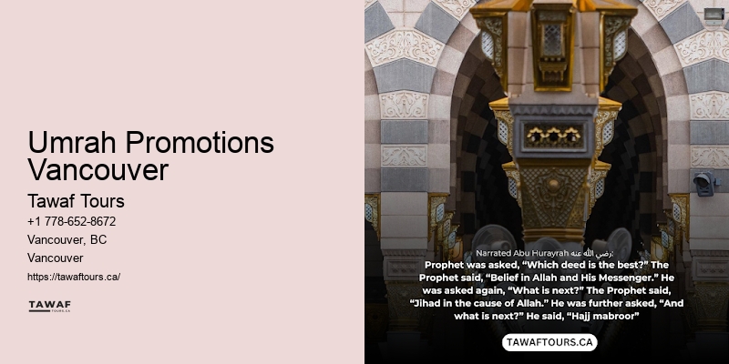 Umrah Promotions Vancouver Umrah Flight Discounts