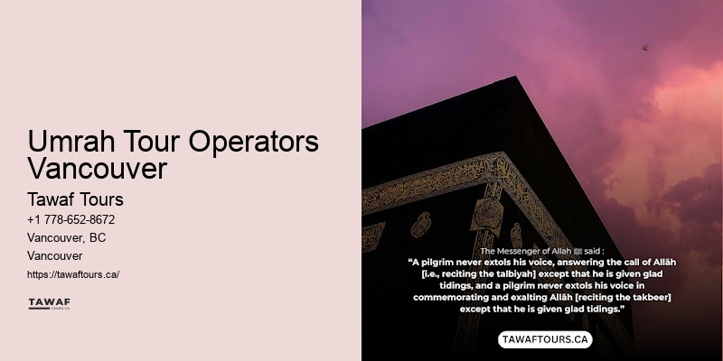 Cheap Flights to Umrah Umrah Tour Operators Vancouver
