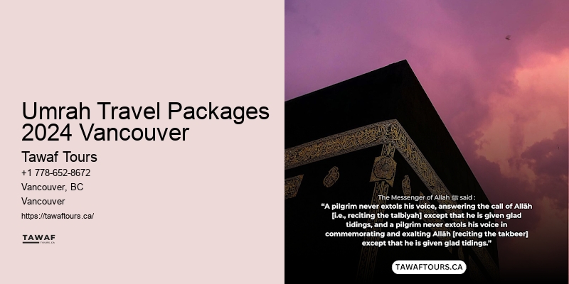 Umrah Travel Packages 2024 Vancouver Umrah Trip Packages