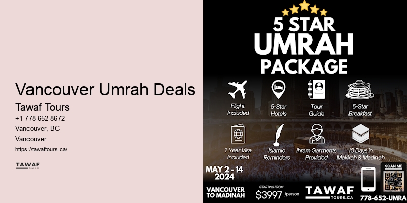 Vancouver Umrah Deals Top-Rated Umrah Packages