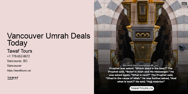 Umrah Travel Experts Vancouver Umrah Deals Today