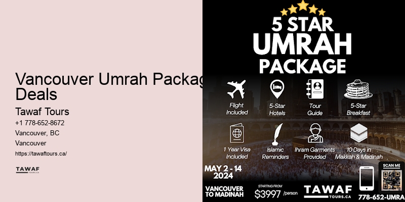 Umrah Deals and Packages Vancouver Umrah Package Deals